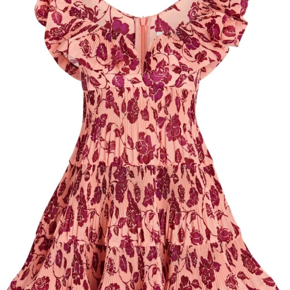 NWT Zimmermann Lovestruck Mini Ruffle Mini Dress - Picture 1 of 7
